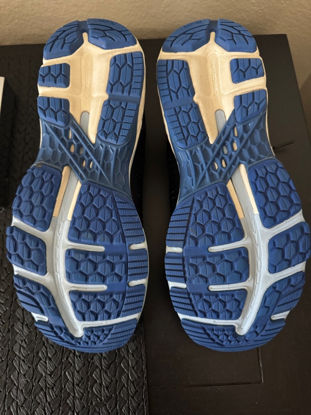 Asics Gel Kayano 25 Sneakers in Black and Blue Size 9 - Picture 4 of 7